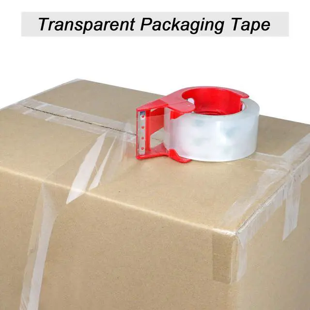 Alt view image 6 of 7 - 18 Rolls Clear Packing Tape, Heavy Duty Packaging Tape with Dispenser,1.88In x 55Yd,2.4Mil Thick Industrial Grade Transparent Tape Refills for Shipping,Moving,Sealing and storages