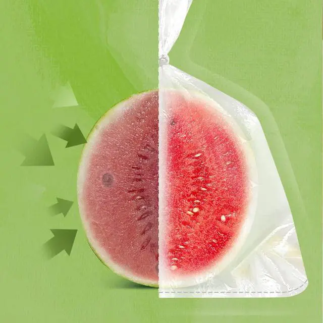 Alt view image 4 of 7 - 8"x12" & 10"x14" Quart & Gallon Plastic Produce Bags on a Roll- 350 Bags Each (700 Bags), Clear Grocery & Bread Bags, Food Contact Safe (Small & Medium)