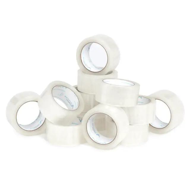 Alt view image 7 of 7 - Clear Packing Tape Refills Bulk, 12 Pack, Heavy Duty Packaging Tape Rolls, 2 Inch Wide for Moving Boxes, Shipping, Sealing, 2.7mil Thick, 60 Yard Length, 720 Total Yards