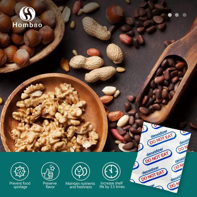 Alt view image 2 of 6 - 200 Packs 500CC Food Grade Oxygen Absorbers (10 Packs x 1 Vacuum Bag) - Long Term Food Storage O2 Absorbers