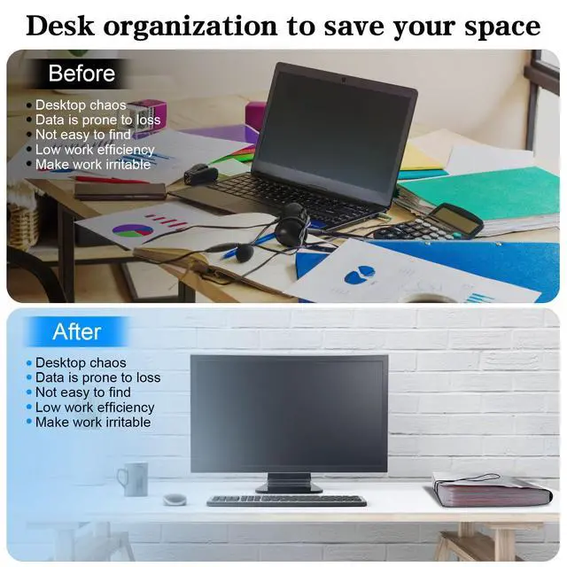 Alt view image 6 of 7 - 37-Pocket Expanding File Folder with Labels, A4/Letter Size Accordion Document Organizer, Portable Black Folder for Office, Travel, Business, School & Home