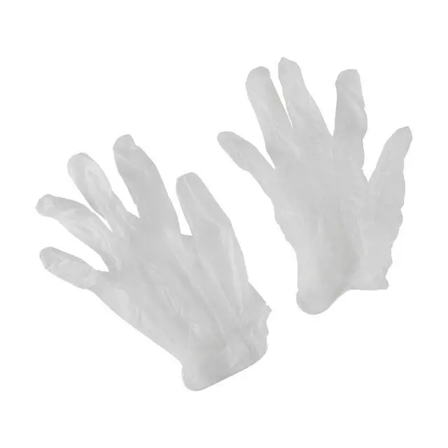Alt view image 5 of 5 - Disposable Vinyl Gloves, 50 Count (Pack of 1)