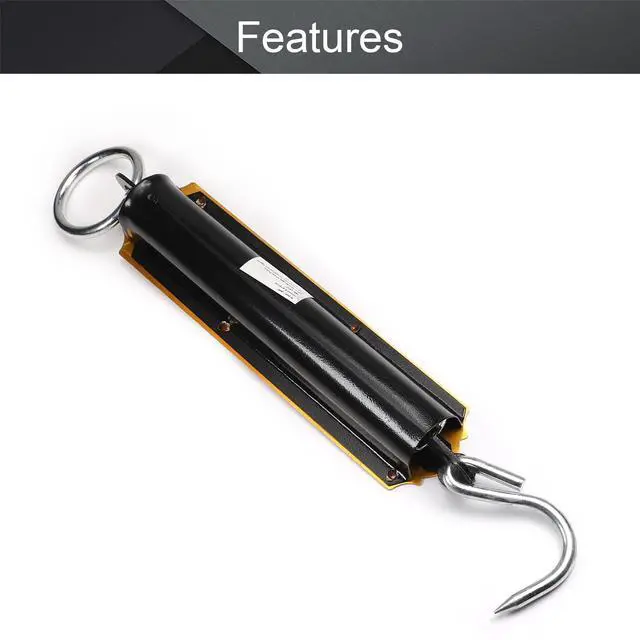 Alt view image 3 of 7 - Spring Balance Hanging Hook Handheld Metal Weighing Force Scale Kilo & LBS 50KG