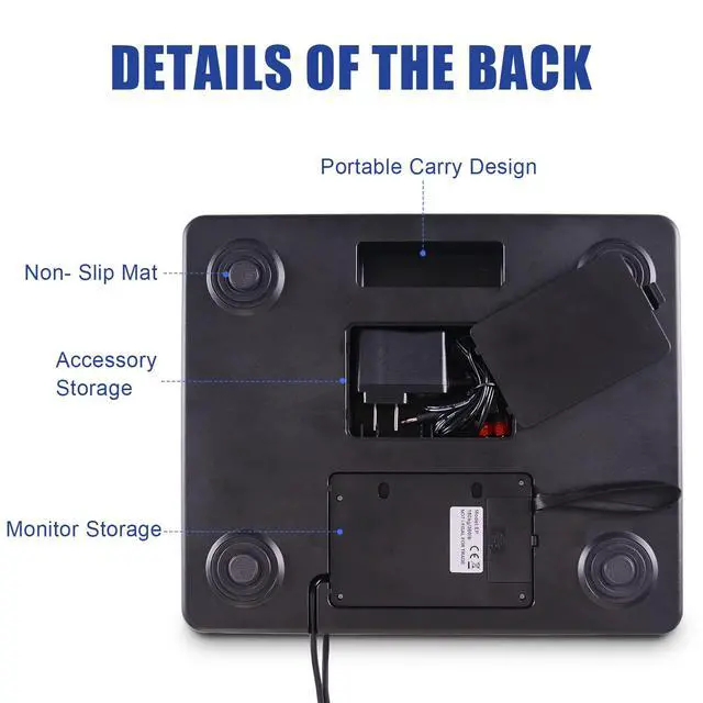 Alt view image 6 of 7 - Shipping Scale for Packages Small Business - 440lb x 0.1lb Digital Postal Scale for Packages, Shipping Package Scale, Postage Scale, Postal Scale, Luggage Scale
