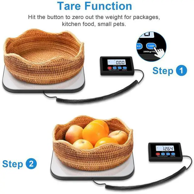Alt view image 5 of 7 - LiftX Shipping Scale, 440LB x 10g Postal Scale, Hold/Tare Function