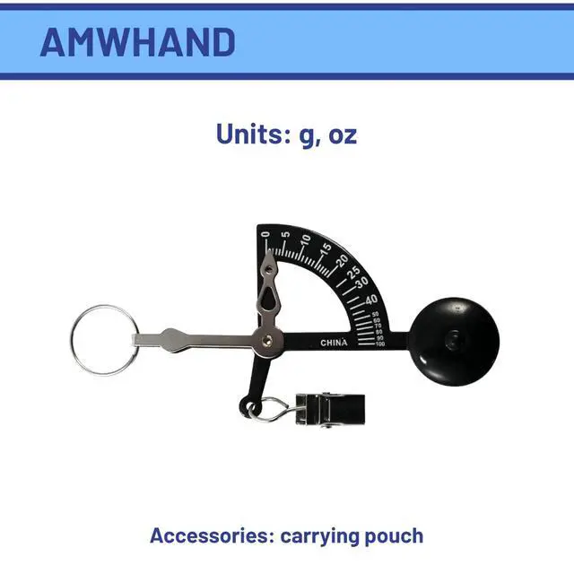 Alt view image 2 of 5 - Manual Letter Postage or Kitchen Scale 100g x 1g, Mechanical Scale (Black), AMWHAND-BLK