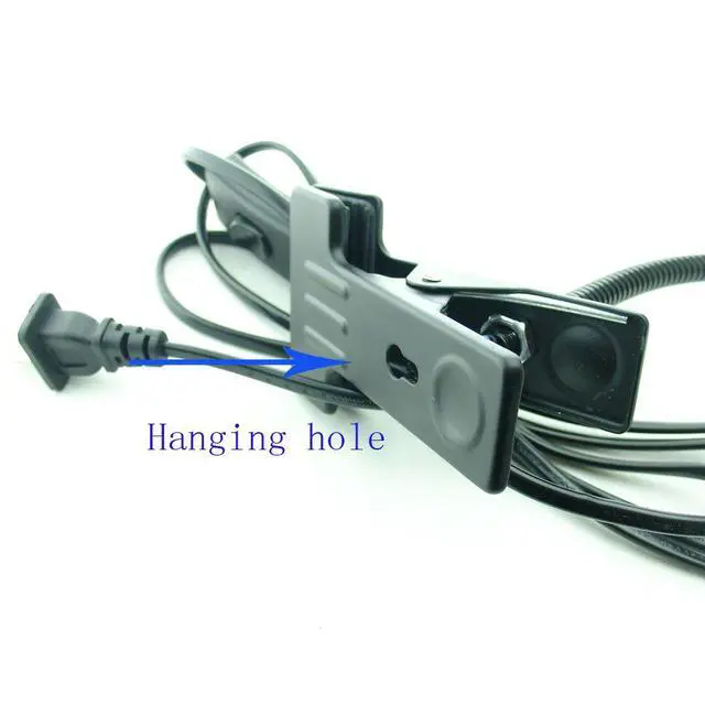 Alt view image 5 of 7 - 5W 3 Colors LED COB Clip on Light Black 19.68 INCH 50 CM Tube Desk Flexible Table Bed Lamp Work Home Design Lighting 110V 220V 85-265VAC with US Plug Switch on Off 500LM (Black)