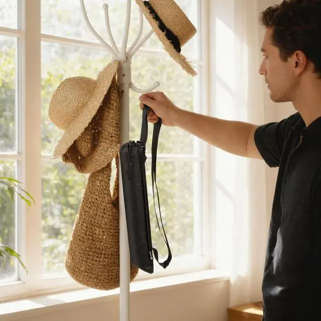 Alt view image 2 of 7 - Travel Case for Selfie Stick Extendable Cell Phone Tripod Stand