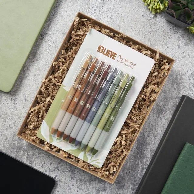 Alt view image 7 of 7 - Gel Pens - Earthy, Matte Finish, Smooth Writing, No Bleed - For Journaling, Bible Notes, Drawing - Cute School Supplies, 8 Pack