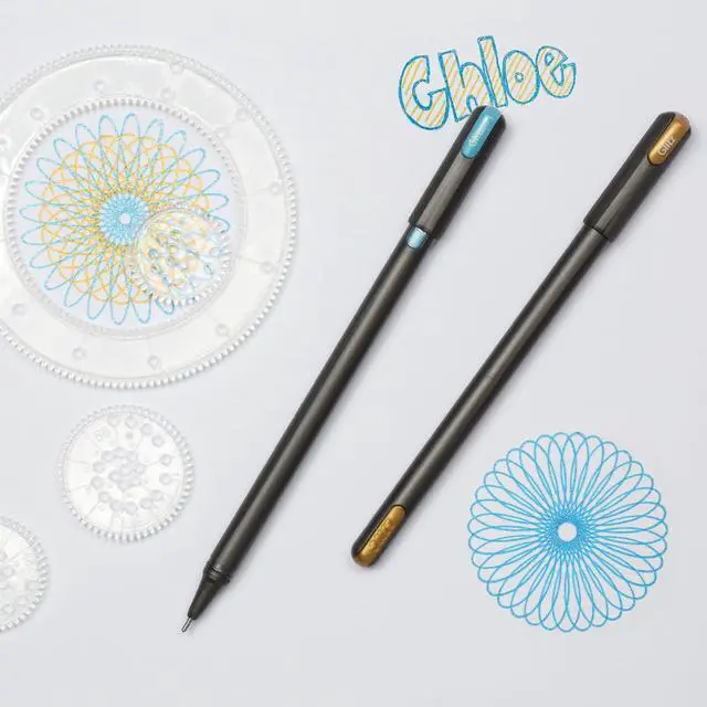Alt view image 7 of 7 - Glitter Gel Pens, 10 Count, 10 Assorted Colors, 1.0 mm Bold Point, Smooth Writing For Journaling, Notetaking & Art Projects (1002365)