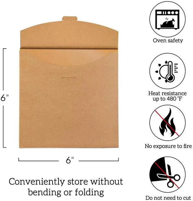 Alt view image 2 of 6 - Count Unbleached Patty Paper, Burger Patty Paper, Non-Stick Wax Paper Sheets for Separate Burgers, Cookies & Other Foods When Storing, Freezing - 6 x 6