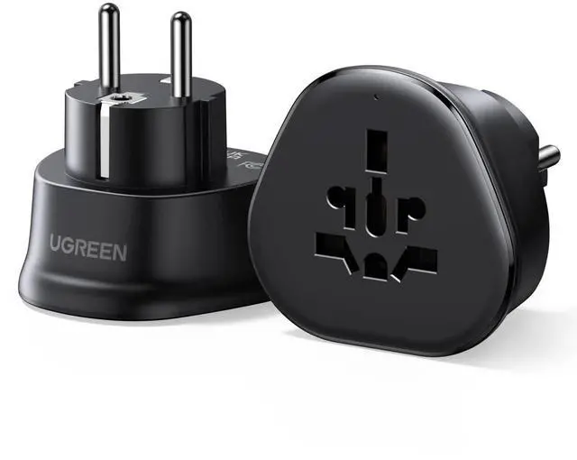 Main image of European Travel Plug Adapter, US to EU Type F Power Converter