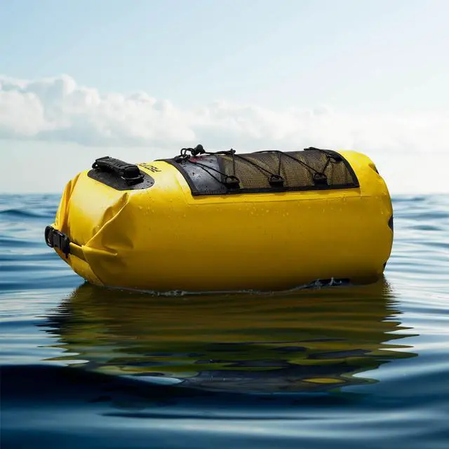Alt view image 2 of 7 - Dry Bag, Waterproof Floating Backpack 10L with Waterproof Phone Case for Boating, Kayaking, Fishing, Black 10L