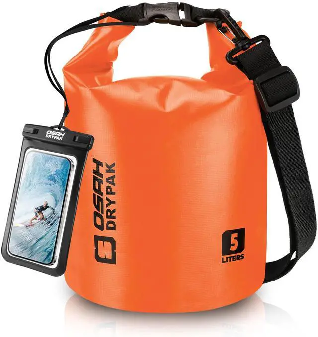 Main image of Waterproof Dry Bag, 5L/10L/20L/30L/40L Roll Top Lightweight Storage Backpack with Phone Case for Women & Men, Floating Waterproof Sack for Travel, Swimming, Kayaking, Paddle Board, Camping & Beach