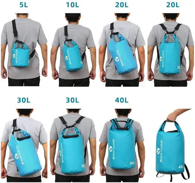 Alt view image 3 of 7 - Dry Bag Waterproof 5L Dry Sack for Kayaking Rafting Boating Beach Surfing Swimming Canoe Camping Hiking Fishing Ski, Yellow