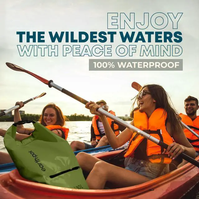 Alt view image 3 of 6 - Waterproof Dry Bag with Zippered Pocket - Waterproof Dry Bag Backpack Keeps Gear Dry Kayak - Waterproof Phone Case