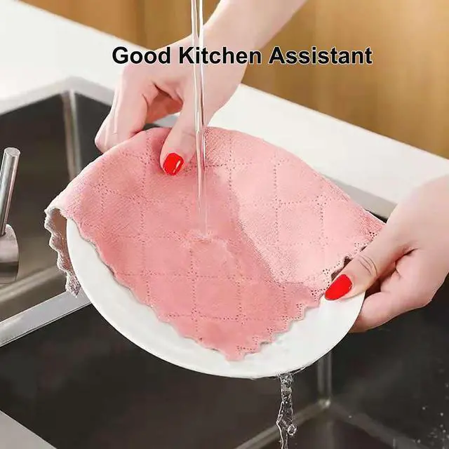 Alt view image 7 of 7 - Microfiber Cleaning Cloth,Microfiber Dish Cloths for Drying Dishes,12Pack