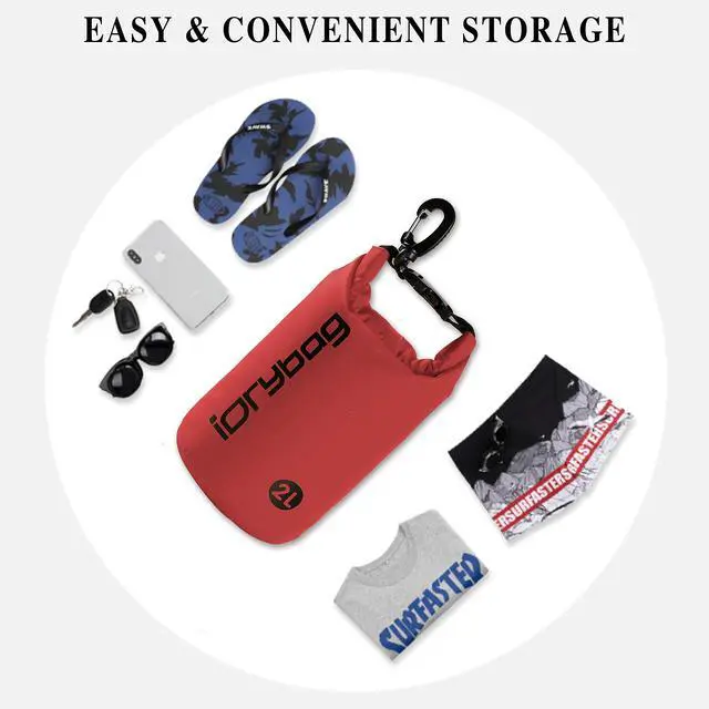 Alt view image 4 of 6 - Dry Bag for Kayaking Waterproof 2L/5L/10L/15L/20L, Small Dry Sack Waterproof Bag for Boating