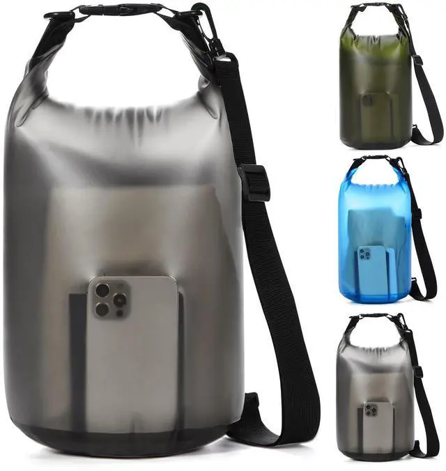 Main image of Dry Bags for Kayaking Waterproof, 5L/10L Dry Storage Bag, Lightweight Roll Top Wet Bag for Swimming, Boating, Fishing, Travel, Camping & Beach, Small(Black)