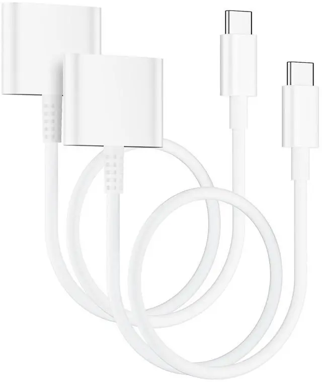 Main image of USB C to 30 Pin Female Adapter for iPhone 16, 2-Pack Apple MFi Certified No Audio Type C Male to 30-Pin Female Charging and Data Transfer Converter for iPhone 16 15 Pro Max 16 15 Plus, New iPad