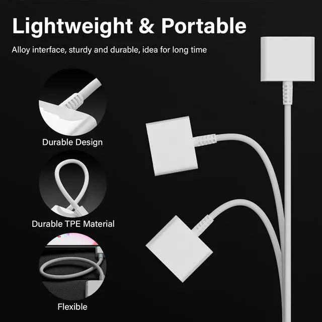 Alt view image 7 of 7 - USB C to 30 Pin Female Adapter for iPhone 16, 2-Pack Apple MFi Certified No Audio Type C Male to 30-Pin Female Charging and Data Transfer Converter for iPhone 16 15 Pro Max 16 15 Plus, New iPad