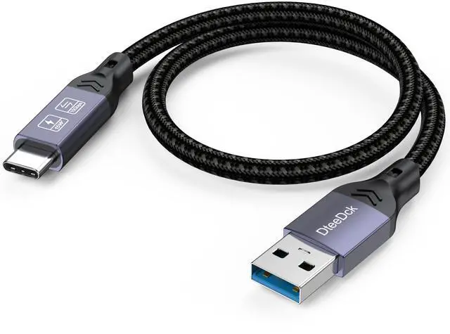 Main image of Android Auto Cable 2Ft for Car CarPlay, USB 3.2 Type C 10Gbps Data Transfer 15W Fast Charging USB to USB-C for Google Pixel 10/9/8/7 Galaxy S26/S25/24 iPhone 17/16/15