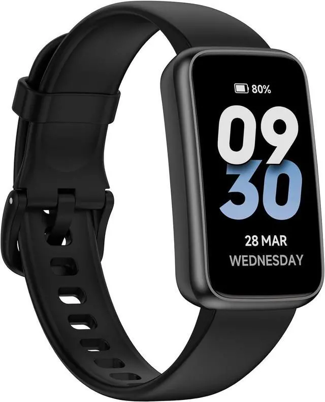 Main image of Slim Design Fitness Tracker, No App No Phone Required, Long Battery Life | Pedometer Watch, 30 Meters Waterproof Smart Watch, Heart Rate Blood Oxygen Sleep Monitor, Step Counter for Men Women