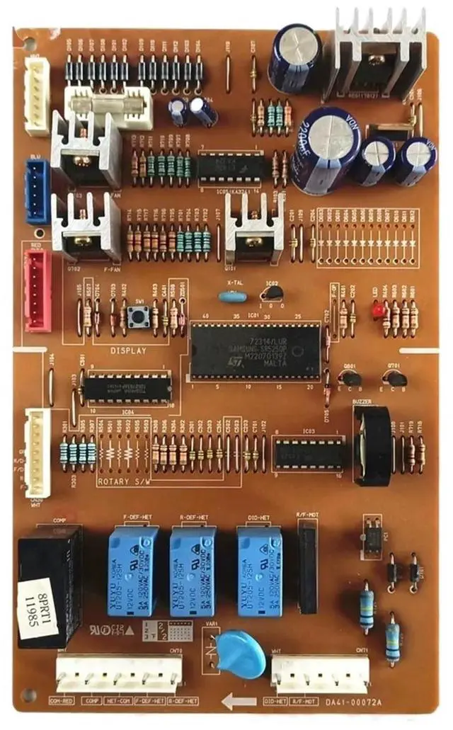 Main image of Refrigerator Motherboard, Control Board, Model Number DA41-00072A