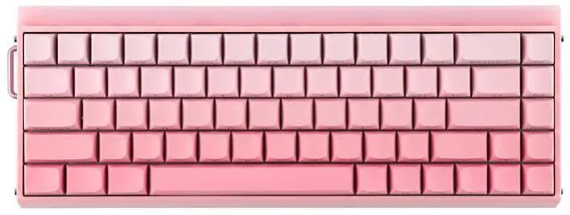Alt view image 5 of 7 - Aula Hero 68 HE Wired Magnetic Gaming Keyboard, 0.01mm Adjustable Actuation, Rapid Hall Effect Switch, 8kHz Polling, 5-Layer Sound Dampening, RGB Box & Backlight (Pink)