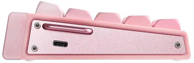 Alt view image 7 of 7 - Aula Hero 68 HE Wired Magnetic Gaming Keyboard, 0.01mm Adjustable Actuation, Rapid Hall Effect Switch, 8kHz Polling, 5-Layer Sound Dampening, RGB Box & Backlight (Pink)