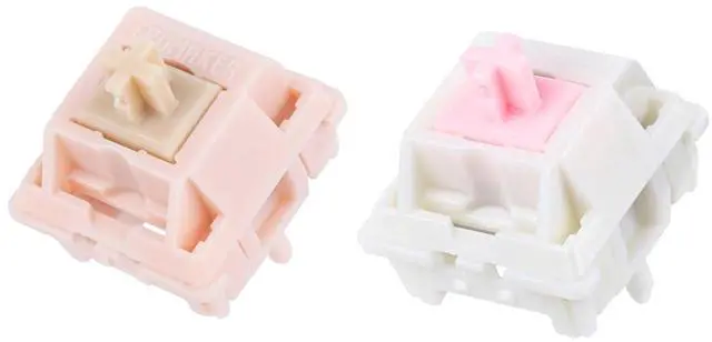 Main image of Nude Rosa 40gf Silent Gaming Keyboard Switches+Roseveil Silent Keyboard Switch for Mechanical Gaming Keyboard