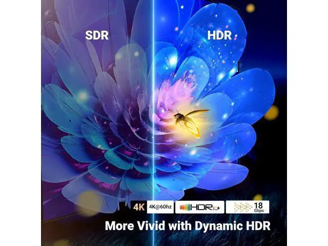 Alt view image 6 of 7 - UGREEN HDMI Switch 4K@60Hz, Bi-Directional HDMI Switcher 2 in 1 Out HDMI Splitter 1 Input 2 Output Supports UHD 3D HDR Compatible with PS5, PS4, Xbox Series X/S, Roku, Fire Stick, Black