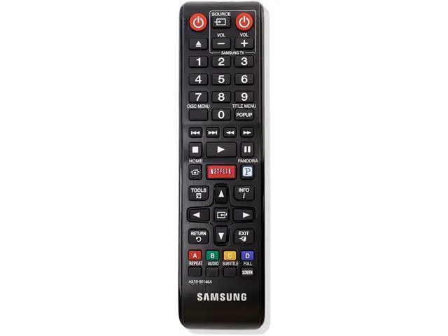 Alt view image 4 of 7 - AK59-00146A Replace Remote for Samsung BLU-RAY Player BDE5300 BDE5300/ZA BDE5400 BDE5400/ZA BDEM53 BDE5900 BD-EM53/ZA BDEM53C BD-EM53C BD-EM59C BD-EM59C/ZA BD-ES6000 BDE5400/ZA
