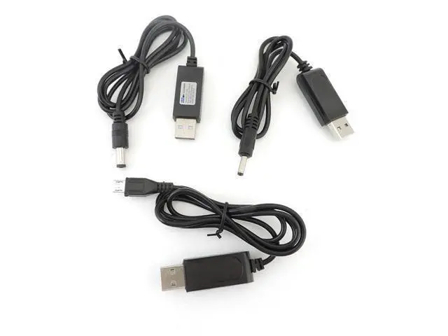 Alt view image 3 of 6 - USB A male 5V to 4.2V DC 5.5x2.1mm 3.5x1.35mm mirco USB Charge Line 1A Converter Power Charging Cable L1(USB to Micro-B)