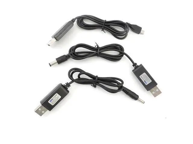 Alt view image 2 of 6 - USB A male 5V to 4.2V DC 5.5x2.1mm 3.5x1.35mm mirco USB Charge Line 1A Converter Power Charging Cable L1(USB to Micro-B)