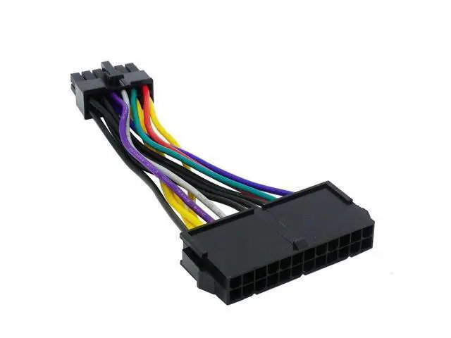 Alt view image 3 of 4 - 14cm 24Pin To 12Pin Power Cable ATX 24-Pin Female To 12-Pin Male PSU Converter Adapter For Acer Q87H3 18AWG Computer Accessories