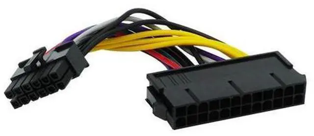 Main image of 14cm 24Pin To 12Pin Power Cable ATX 24-Pin Female To 12-Pin Male PSU Converter Adapter For Acer Q87H3 18AWG Computer Accessories