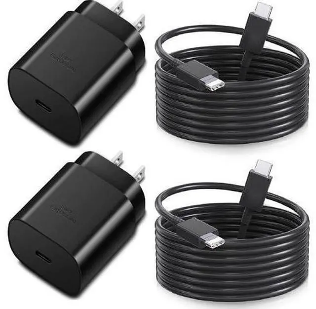 Main image of for Samsung Charger Fast Charging Cord 2-Pack Type C Fast Charger 25W USB C Charger Compatible with Samsung Galaxy A16 A15 A55 C55 S25 S25+ S24 S23 S22 S21 S20 Plus/Ultra/FE/Z Fold/Z Flip/Galaxy Tab