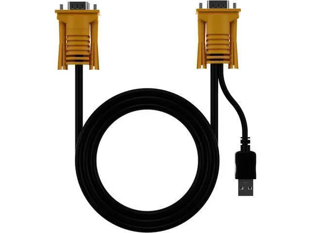Alt view image 4 of 7 - MT-VIKI 2-in-1 USB VGA KVM Cable 1.8m (6ft) for USB KVM Switch VGA
