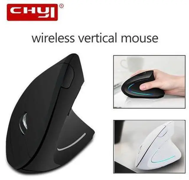 Main image of Vertical Optical Mouse 800/1200/1600 DPI Wireless Gaming Mouse Computer Mice with Mouse Mat Mouse Pad for PC Gamer