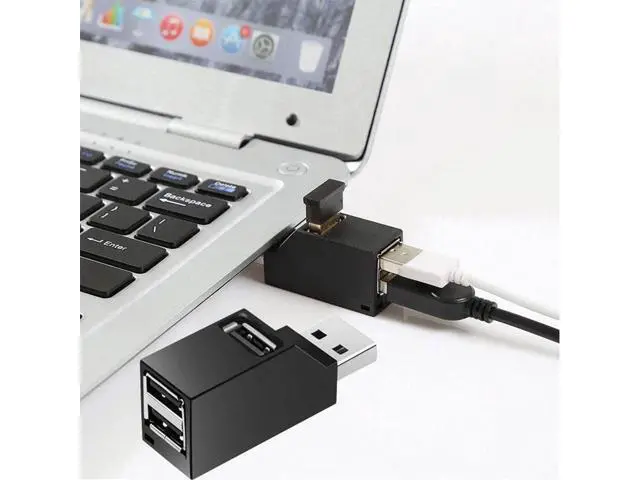 Alt view image 3 of 5 - 1Pc Hot Sale Mini 3 Ports USB 3.0 /2.0 Hub High Speed Transfer Splitter Box Adapter For PC Laptop MacBook Pro Dropshipping