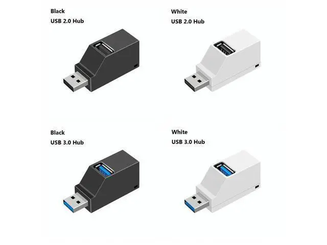 Alt view image 5 of 5 - 1Pc Hot Sale Mini 3 Ports USB 3.0 /2.0 Hub High Speed Transfer Splitter Box Adapter For PC Laptop MacBook Pro Dropshipping