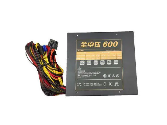Alt view image 2 of 4 - 600W Power Supply PSU PFC Silent Fan ATX 24pin 12V PC Computer SATA Gaming PC Power Supply For Intel AMD Computer 110V 220V