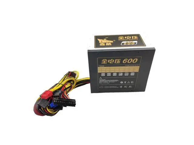 Alt view image 4 of 4 - 600W Power Supply PSU PFC Silent Fan ATX 24pin 12V PC Computer SATA Gaming PC Power Supply For Intel AMD Computer 110V 220V