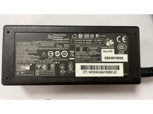 Alt view image 4 of 4 - Original 19V 2.37A 45W Laptop AC Charger PA-1450-26 Power Adapter for Acer AK.045AP.061 ADP-45HE B A13-045N2A KP.0450H.001 3.0mm Power Cord