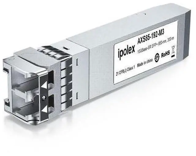 Main image of SFP+ 10GBase SR LC Multimode Module, 10G Fiber SFP Transceiver for Cisco SFP-10G-SR, Ubiquiti UniFi UACC-OM-MM-10G, Meraki MA-SFP-10GB-SR, Mikrotik and More, 850nm, up to 300M