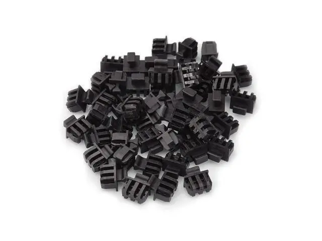 Alt view image 4 of 5 - SFP SFP+ Dust Covers, Fiber Optic Dust Caps/Port Protector, Anti-Dust Cap/Plugs for SFP SFP+ Transceiver Module/Switch/Network Cards/Router/Media Converters/Hubs, PVC, 50 Pcs