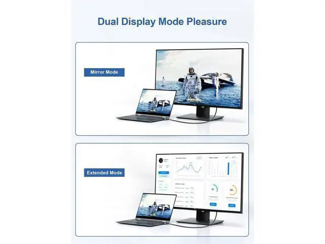 Alt view image 7 of 7 - 8K DisplayPort Cable 1.4 10FT, DP to DP UHD Speed Display Port Cord, Cable Support HBR3 32.4Gbps HDCP Braided Cable for TV FreeSync G-Sync Gaming Monitor PC Laptop