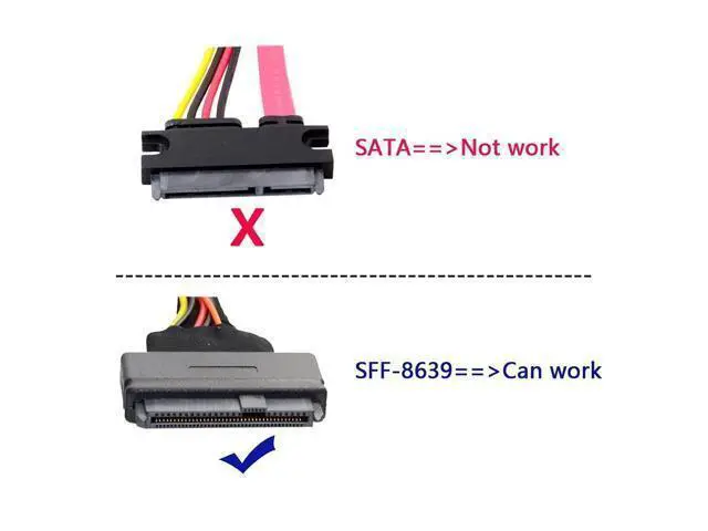 Alt view image 2 of 7 - CY U.2 U2 Kit SFF-8639 to PCI-E 3.0 x4 Lane Host Adapter for Intel Motherboard & 750 NVMe PCIe SSD