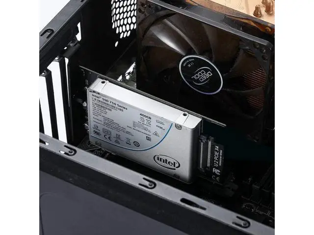 Alt view image 5 of 7 - CY U.2 U2 Kit SFF-8639 to PCI-E 3.0 x4 Lane Host Adapter for Intel Motherboard & 750 NVMe PCIe SSD